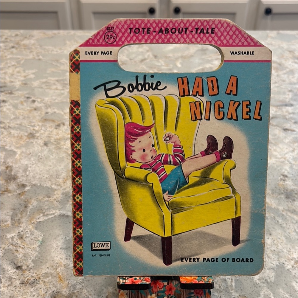 Vintage Bobbie Had a Nickel Tote children’s book